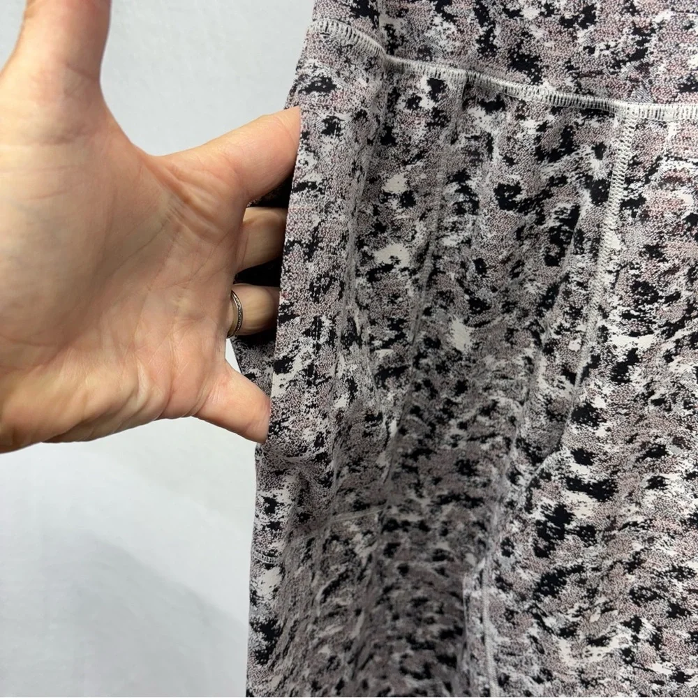 Athleta‎ Salutation Textured Joggers Women's XS Abstract Print High Rise Pockets